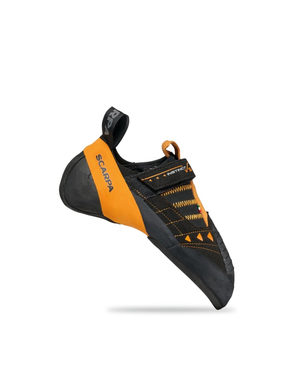 Scarpa Black and Orange Men's Performance Climbing Shoe